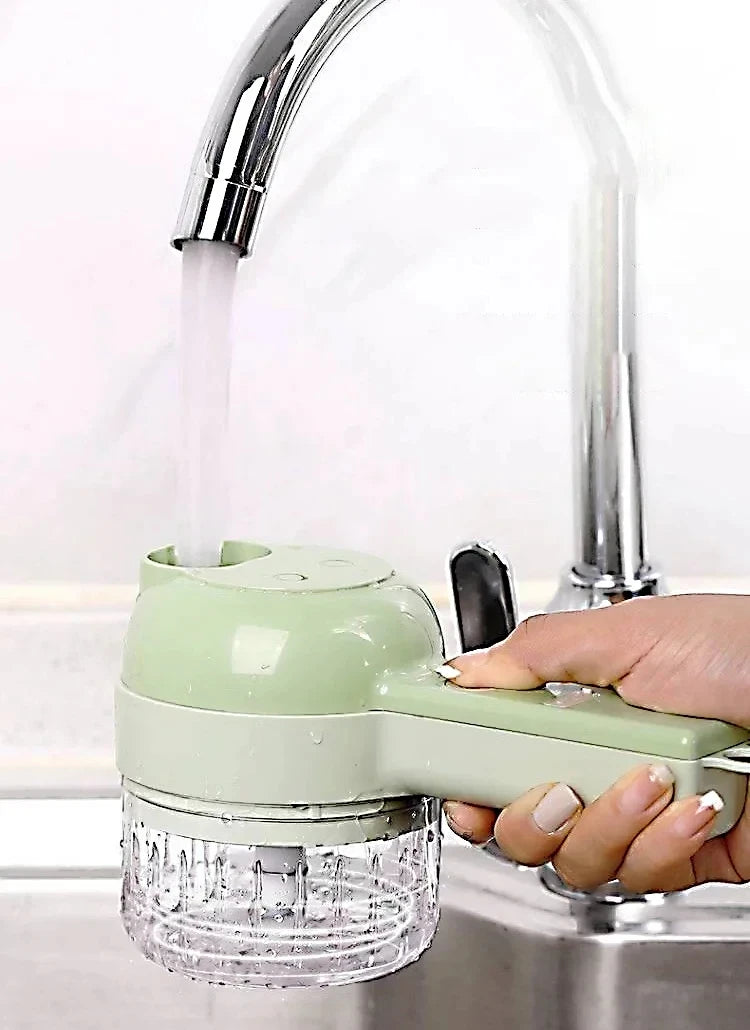 Portable Multifuction Electric Vegetable Chopper Rechargeable Handheld Cordless Food Processor for Meat Garlic Pepper Onion