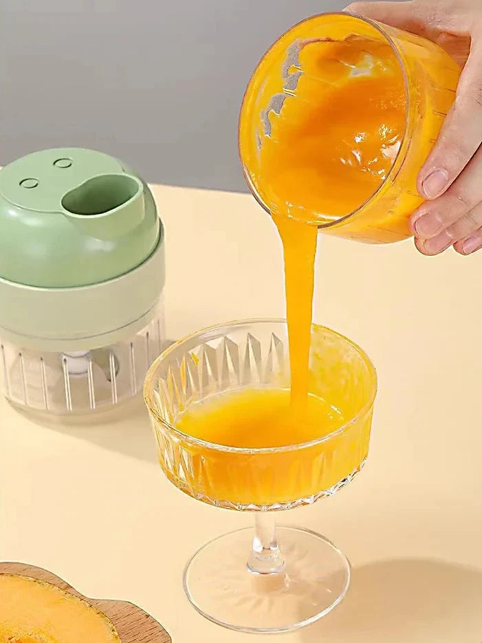Portable Multifuction Electric Vegetable Chopper Rechargeable Handheld Cordless Food Processor for Meat Garlic Pepper Onion