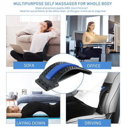 Magnetic Back Massage Muscle Relax Stretcher Posture Therapy Corrector Back Stretch Spine Stretcher Lumbar Support Pain Relief