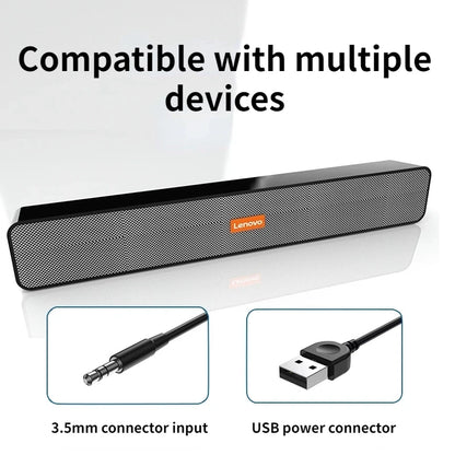 BMS09 TV Sound Bar Speaker Stereo Surround Dual Woofer PC Speakers for Home Theater Desktop Computer Boom Box Som