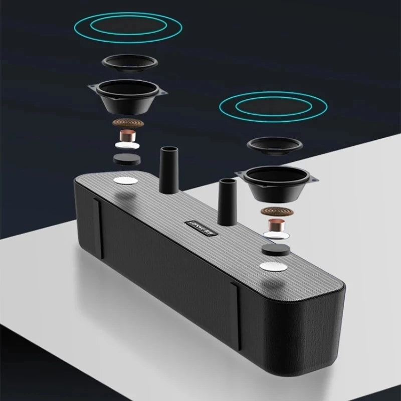 BMS09 TV Sound Bar Speaker Stereo Surround Dual Woofer PC Speakers for Home Theater Desktop Computer Boom Box Som