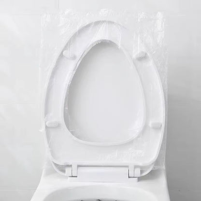 50-Pack Individually Wrapped Disposable Waterproof Toilet Seat Covers, Non-Slip Travel Protectors